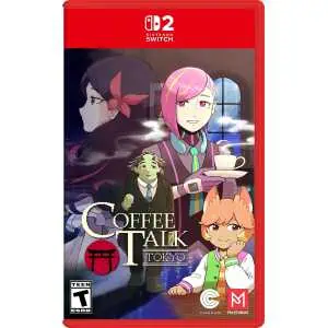 Nintendo Switch game cover for Coffee Talk Tokyo with anime characters.