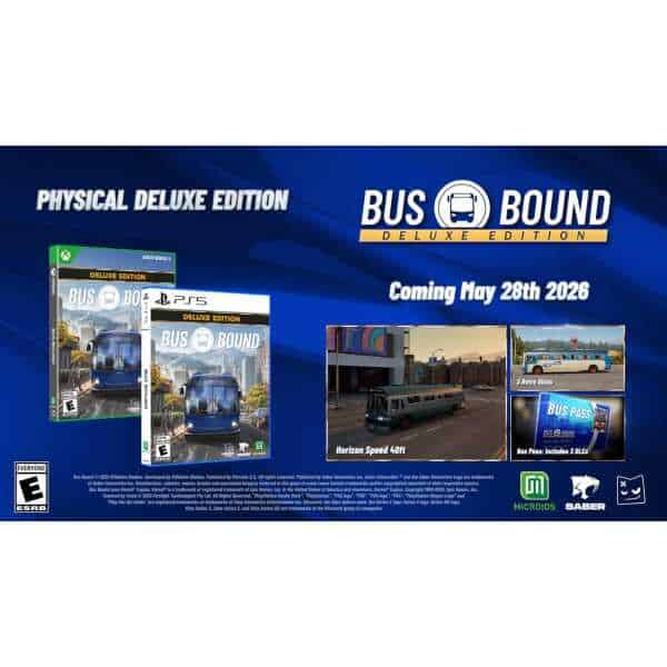 Deluxe Edition of Bus Bound game for Xbox and PlayStation.