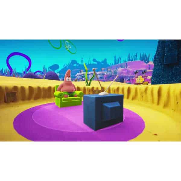 Colorful underwater scene from Gameware with animated characters and vibrant coral reef background.