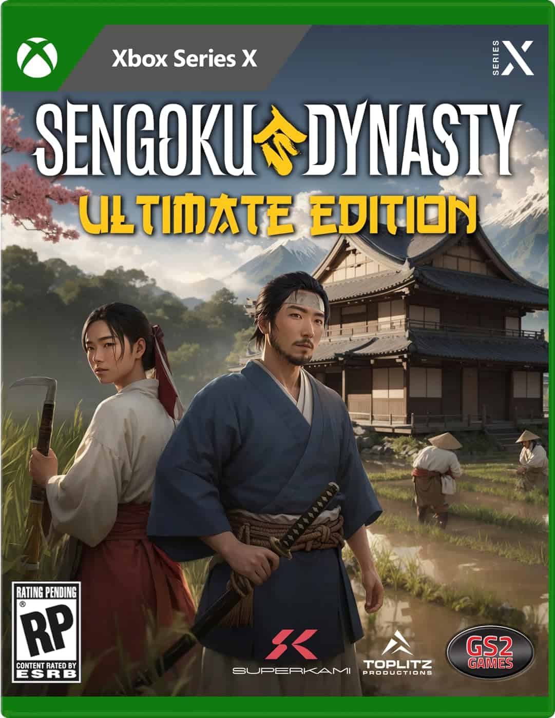 Explore Sengoku Dynasty with this exclusive Ultimate Edition game cover.