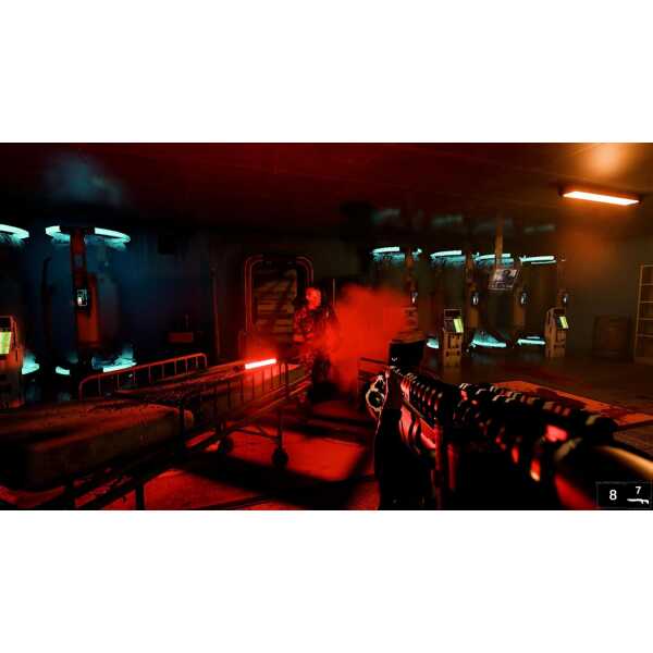 Indoor gaming arcade featuring laser tag and shooting games at Gameware.