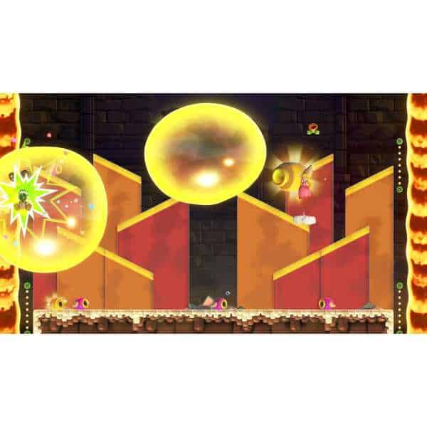 Super Mario Bros. Wonder gameplay on Nintendo Switch 2 Edition at Bellabel Park.