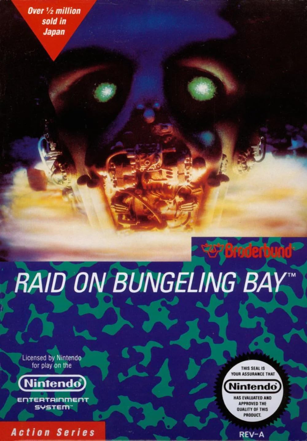 Over ½ million units sold in Japan for the classic Nintendo game Raid on Bungeling Bay.