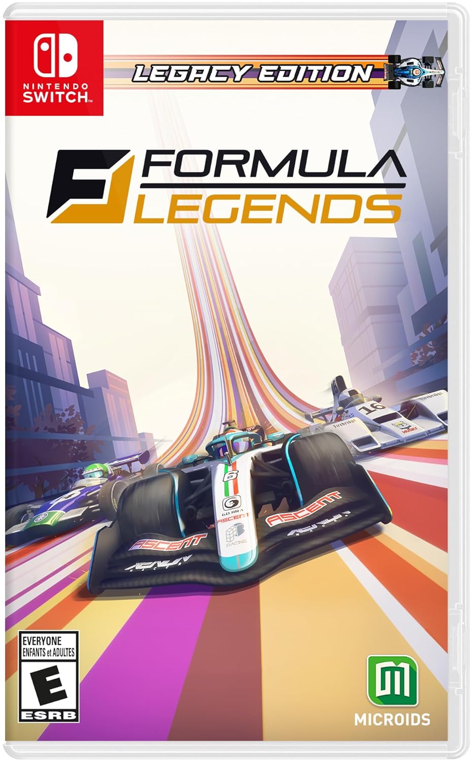Formula Legends Legacy Edition game cover for Nintendo Switch.