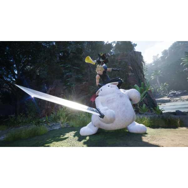 Final Fantasy VII Rebirth Day One Edition with exclusive Magic: The Gathering promo card.