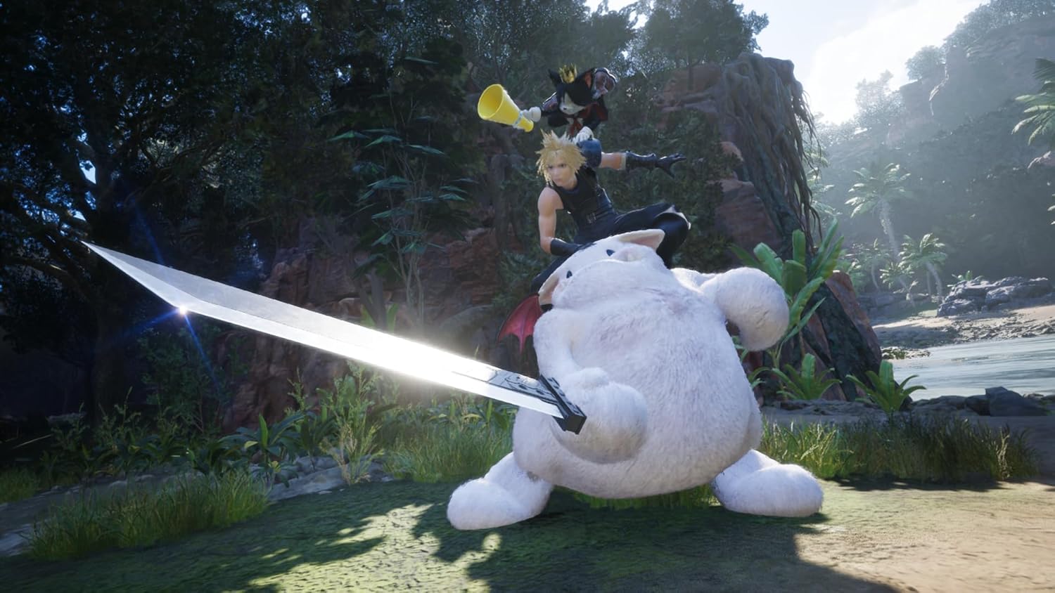 Final Fantasy VII Rebirth Day One Edition with exclusive Magic: The Gathering promo card.