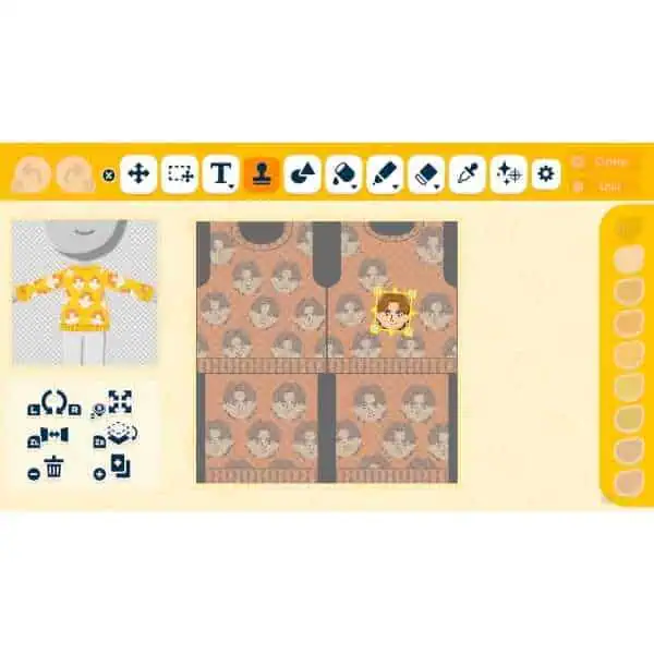 Customizing a Mii character in Tomodachi Life on Gameware.