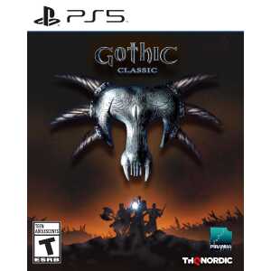 Gothic Classic PS5 game cover featuring a skull with horns and warriors in the background.
