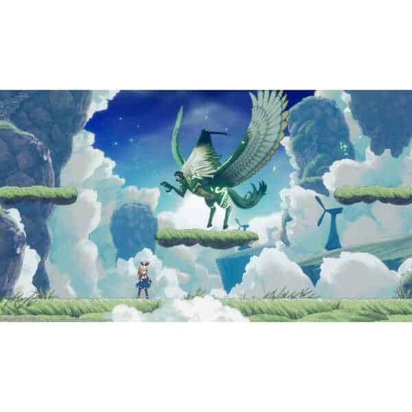 Ariana faces the Elder Codex, a majestic winged creature in a fantasy landscape.