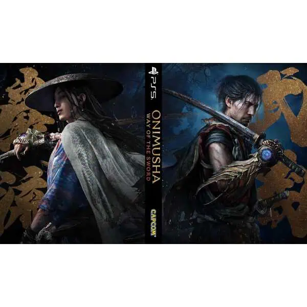 Gameware cover art for Onimusha: Way of the Sword featuring samurai and female warrior.
