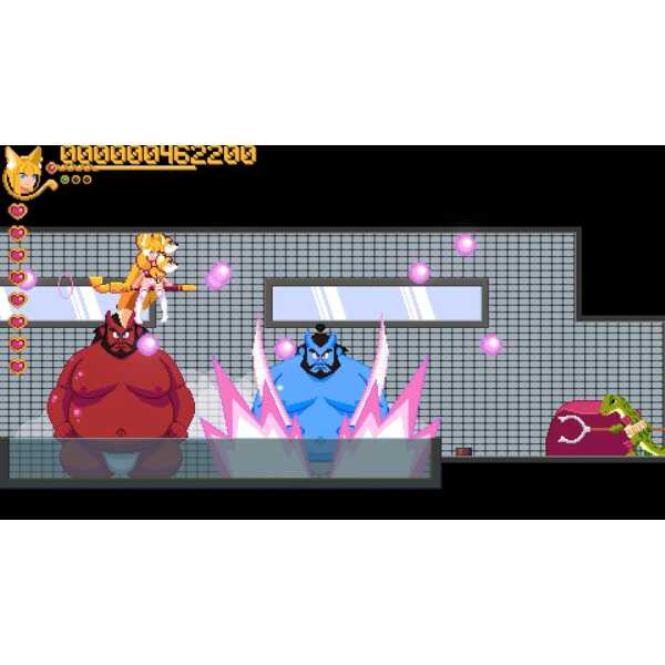 Pixel art scene from Twilight Parade with monsters and characters.