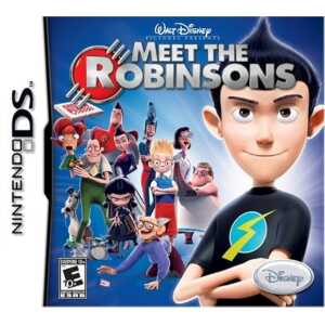 Meet the Robinsons Nintendo DS game cover featuring animated characters.