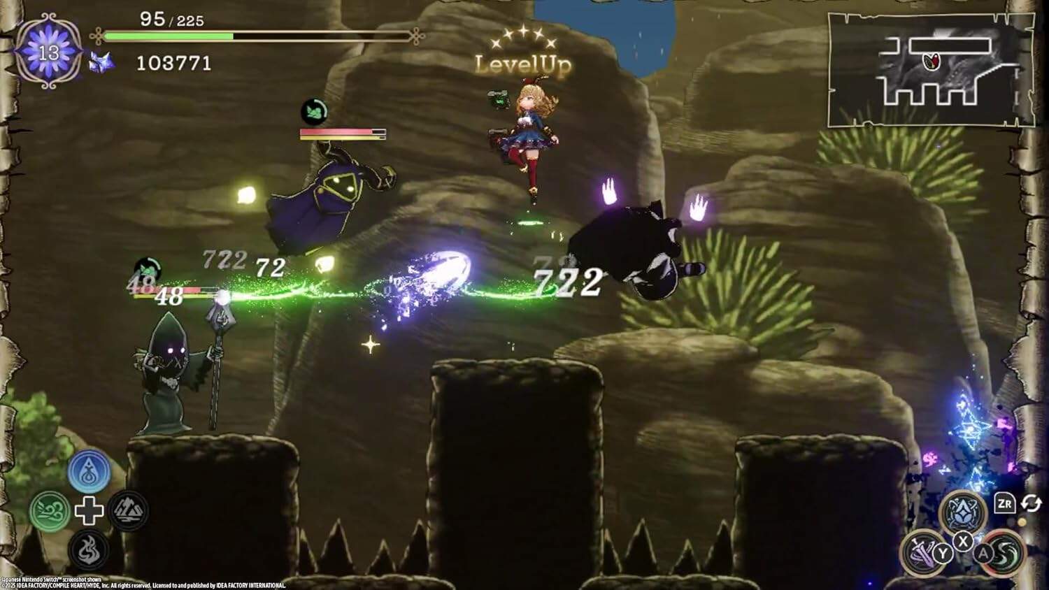 Epic gameplay of Ariana fighting Elder Codex in a fantasy adventure game.