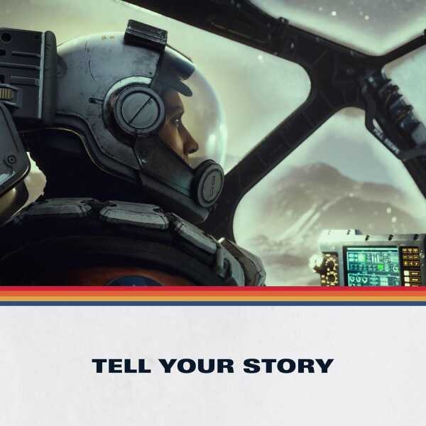 Space pilot in a spaceship cockpit, ready for interstellar adventure in Starfield Premium Edition.