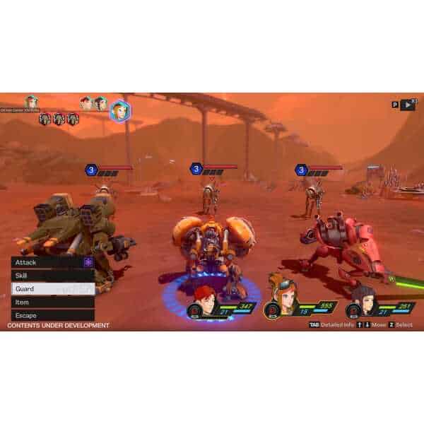 Robotic characters battling in STARBITES Deluxe Edition, a sci-fi game by Gameware.