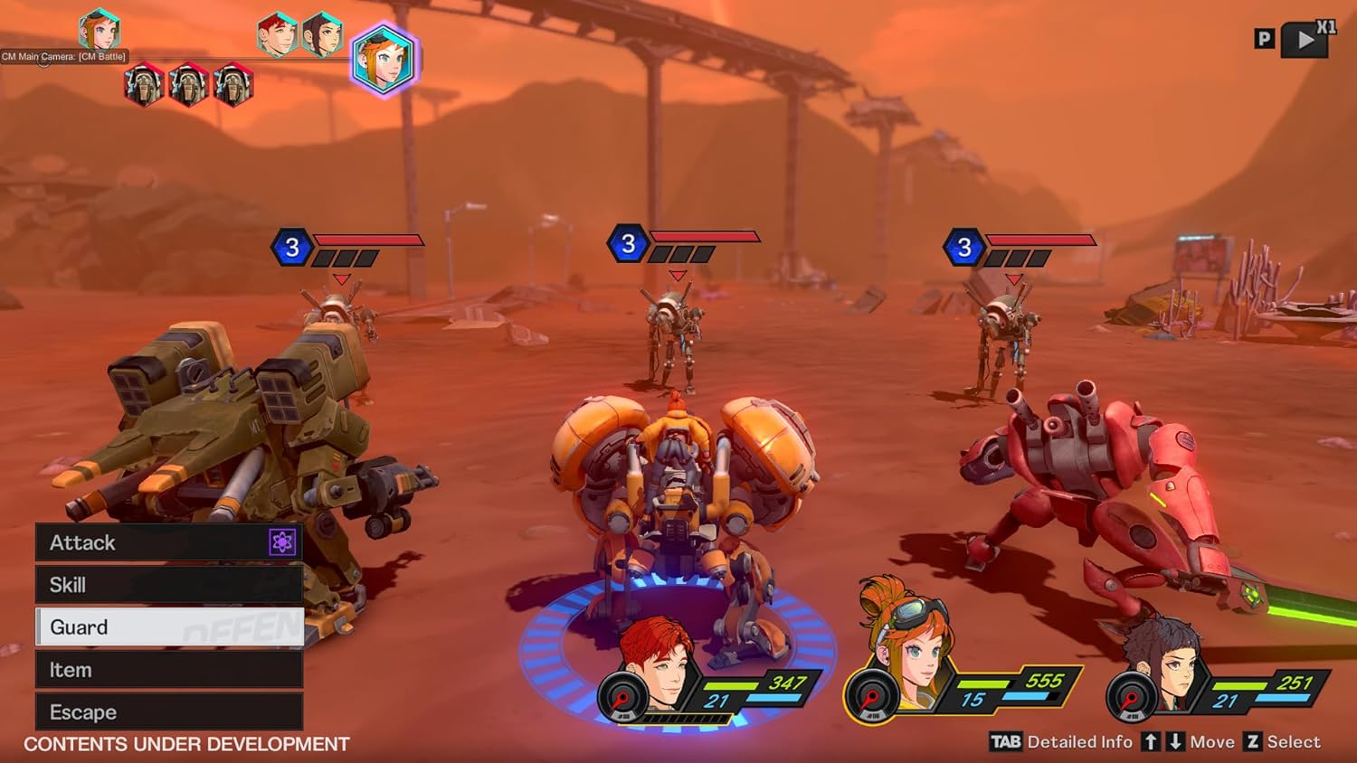 Robotic characters battling in STARBITES Deluxe Edition, a sci-fi game by Gameware.