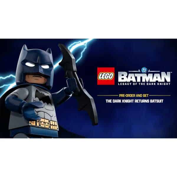 LEGO Batman figurine from LEGO Batman: Legacy of the Dark Knight game.