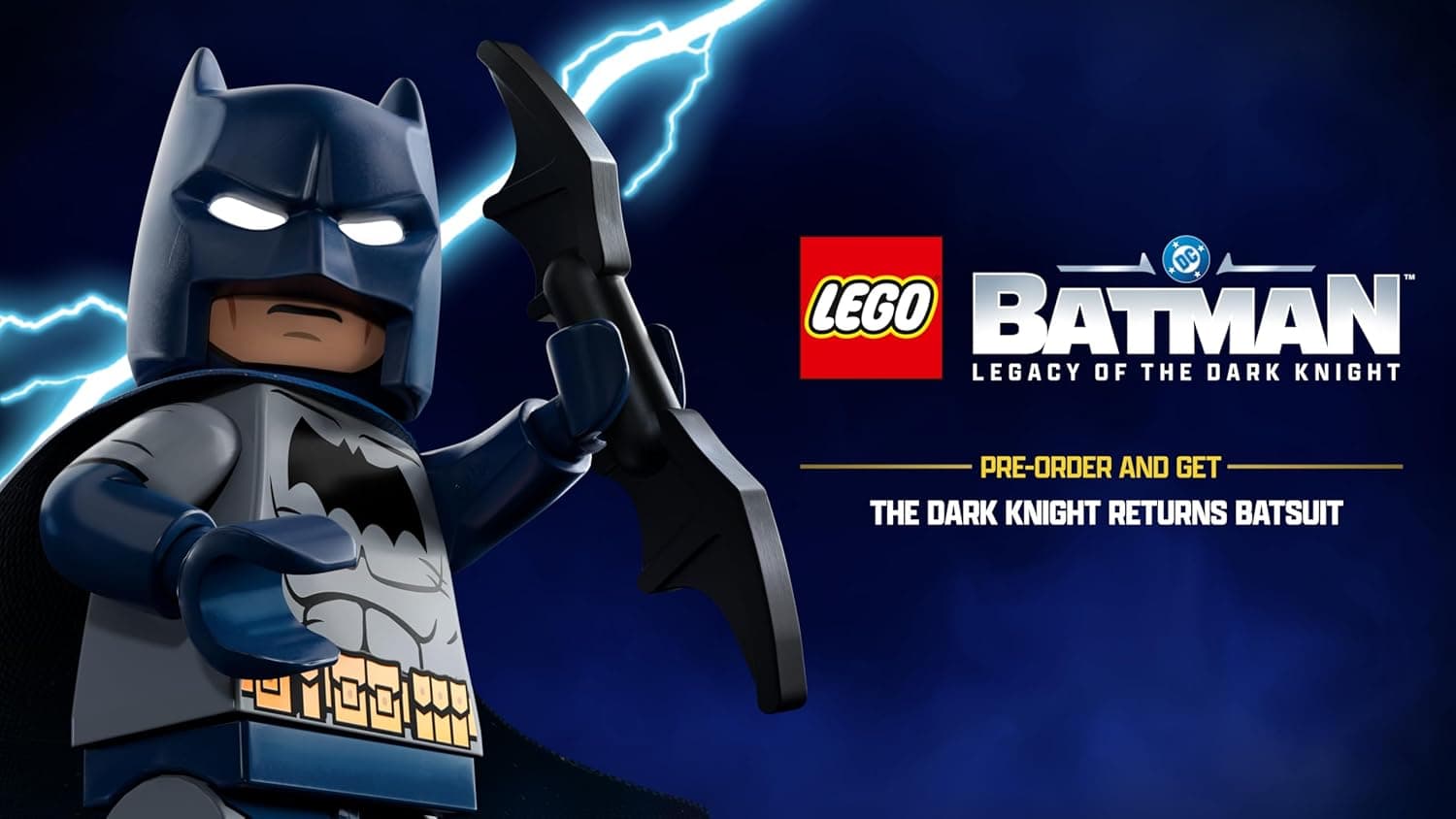 LEGO Batman figurine from LEGO Batman: Legacy of the Dark Knight game.