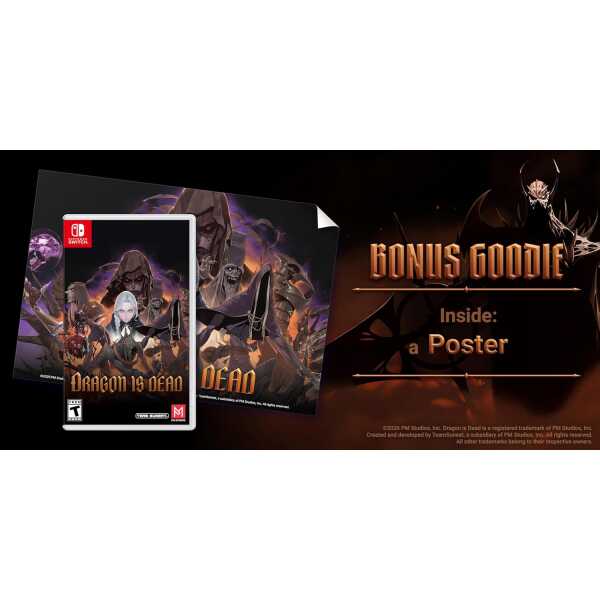 Dark fantasy game box art featuring fierce characters for Nintendo Switch.