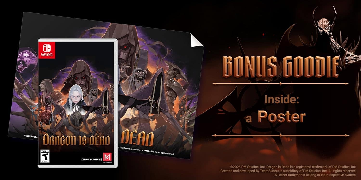 Dark fantasy game box art featuring fierce characters for Nintendo Switch.
