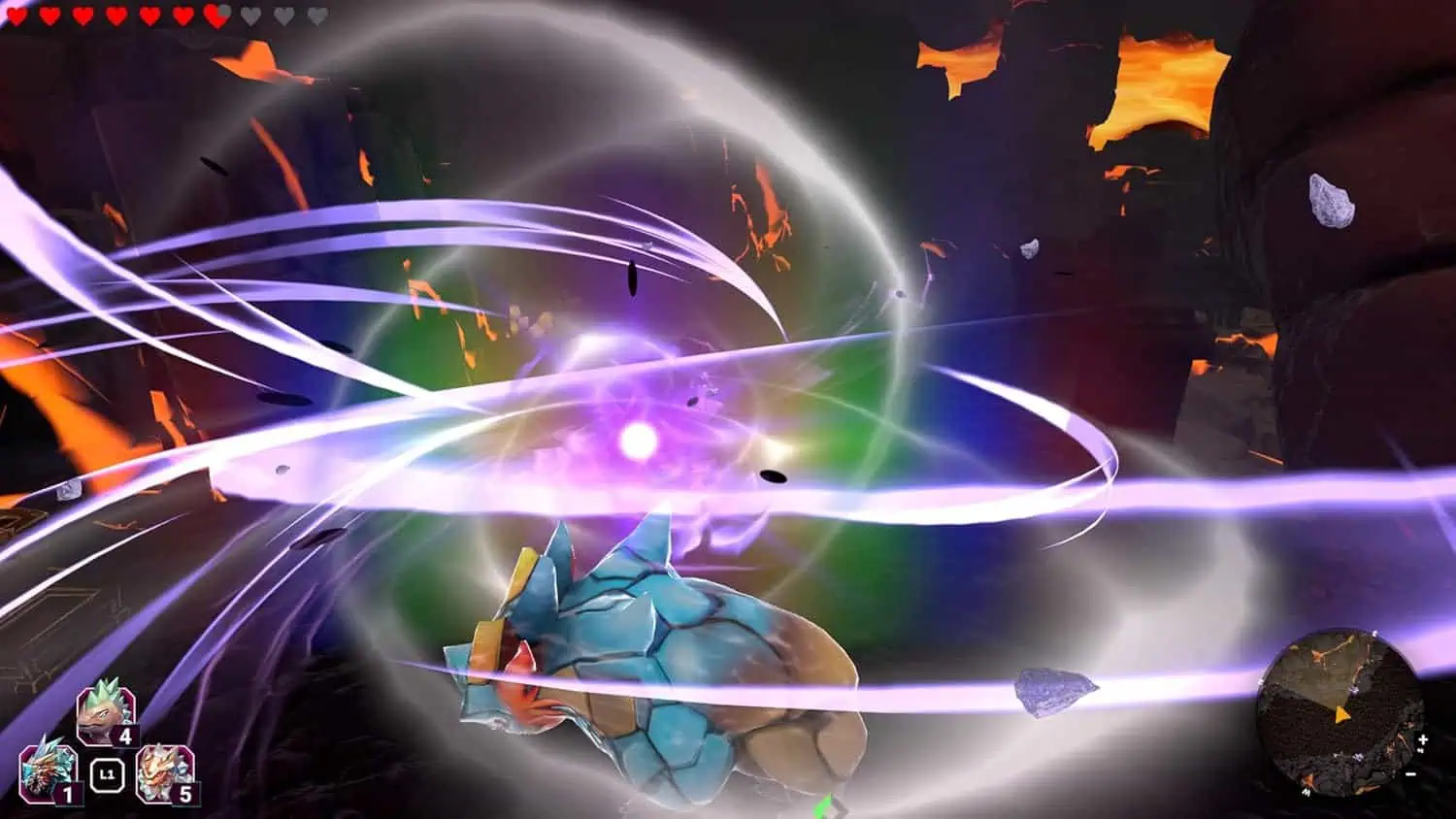 Azura's Crystals glowing with magical energy in a fantasy game scene.