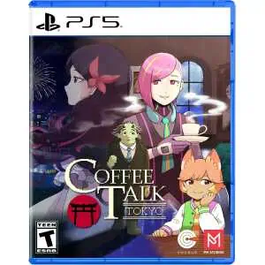 Coffee Talk Tokyo game cover with anime characters and city background.