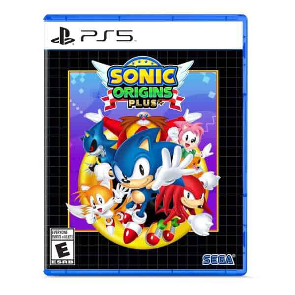 Sonic Origins Plus game cover for PS5 with Sonic and friends.