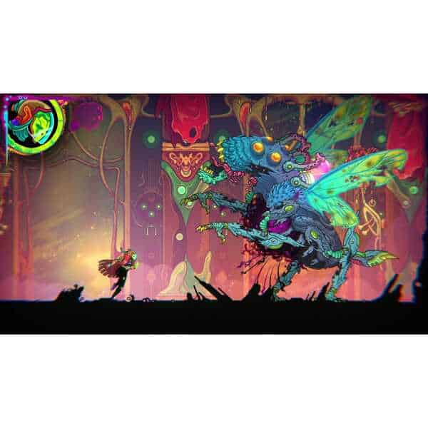 Epic battle scene with Ultros, the colorful sea monster, in a vibrant fantasy setting.
