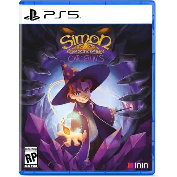 Simon the Sorcerer Origins game cover for PS5.