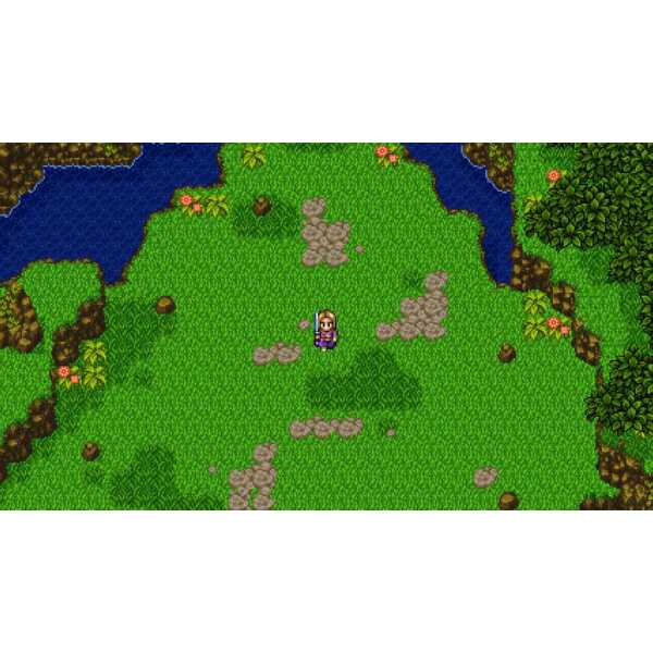 Pixel art scene from Dragon Quest XI S: Echoes of an Elusive Age.