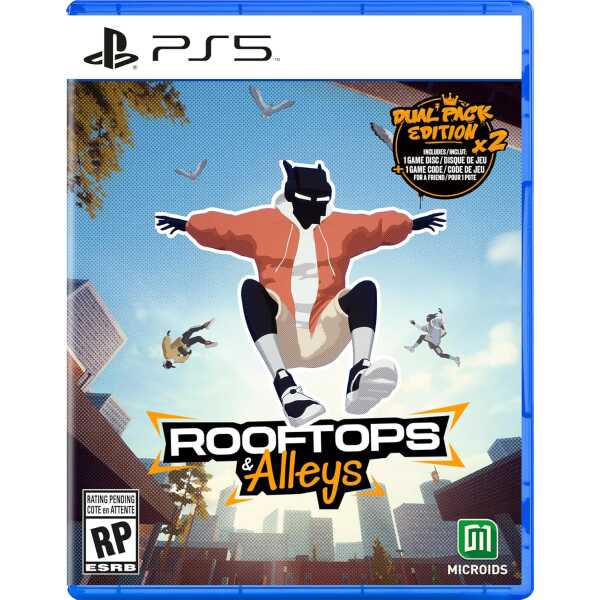 Dual Pack Edition of Rooftops & Alleys for PS5 with two exciting urban adventure games.