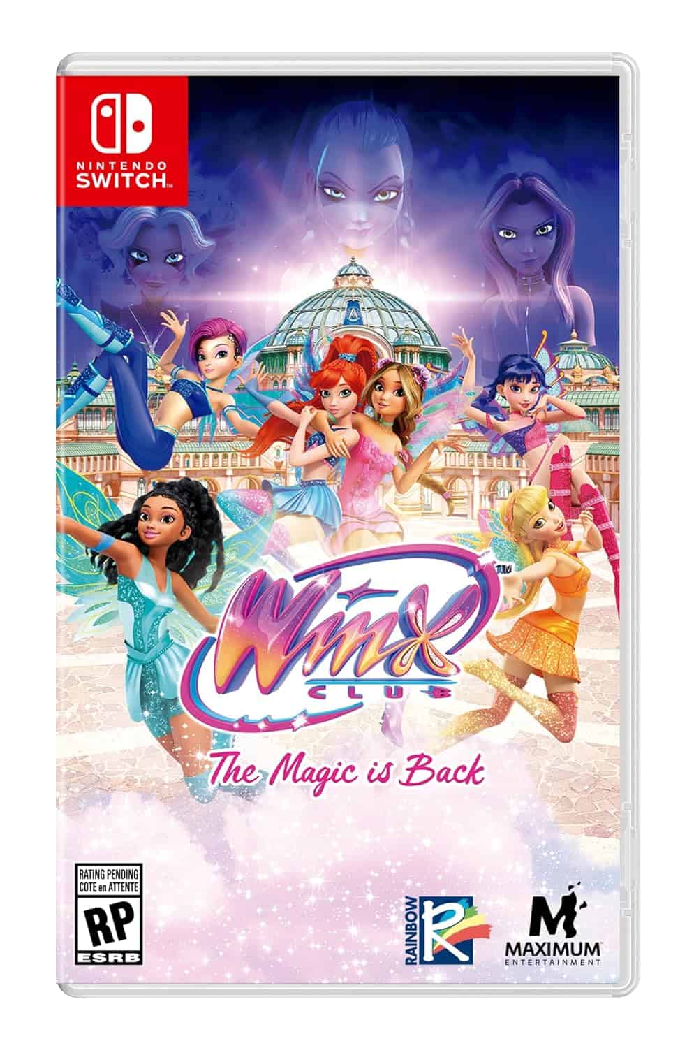 Winx Club characters in a magical scene from the game.