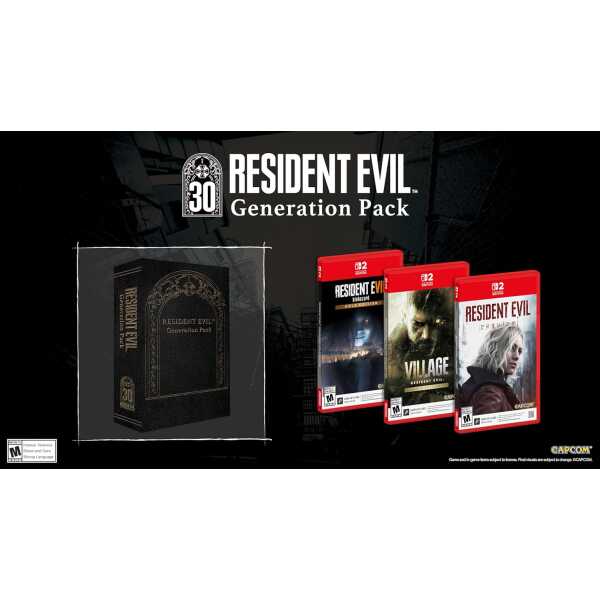 Resident Evil Generation Pack with game and collectible box.