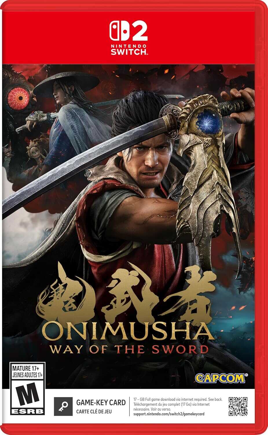 Way of the Sword game cover for Nintendo Switch with samurai warrior.