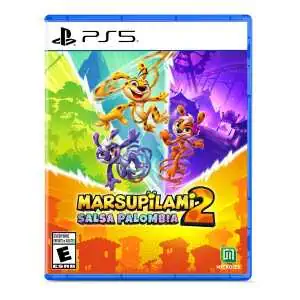 Gameware Marsupilami 2: Salsa Palombia PS5 game cover with colorful characters.