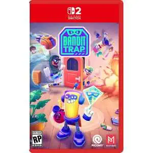 An animated scene from Bandit Trap featuring colorful characters and a playful setting on Nintendo S.