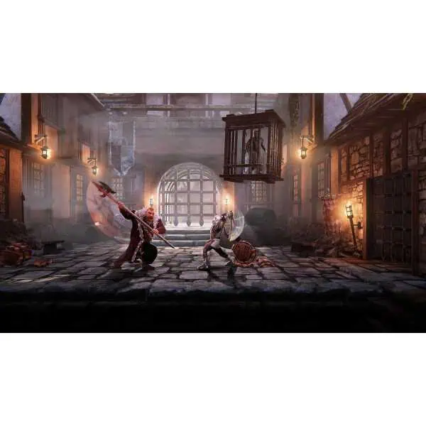 Fantasy battle scene from Castle of Heart: Retold game.