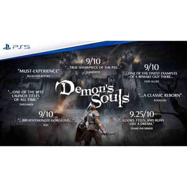 Demon's Souls PS5 game review with ratings and gameplay highlights.