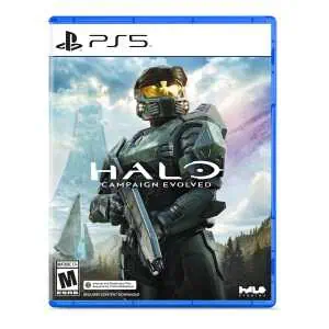 Campaign Evolved game cover for PlayStation 5 with Spartan soldier.