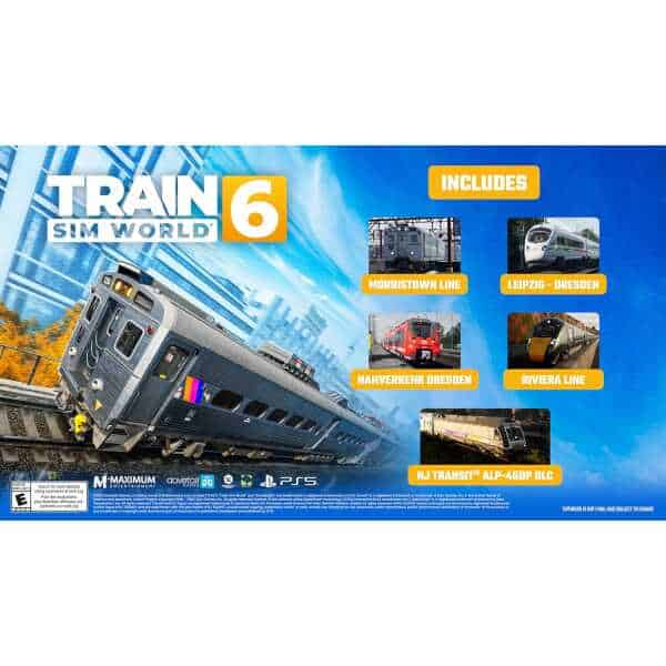 Realistic Train Sim World 6 gameplay with multiple routes and trains.