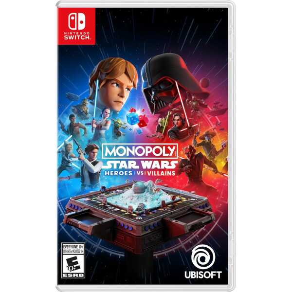 Monopoly Star Wars Edition for Nintendo Switch with heroes and villains gameplay.