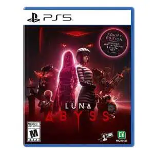 Adrift Edition PS5 game cover with characters and sci-fi elements.