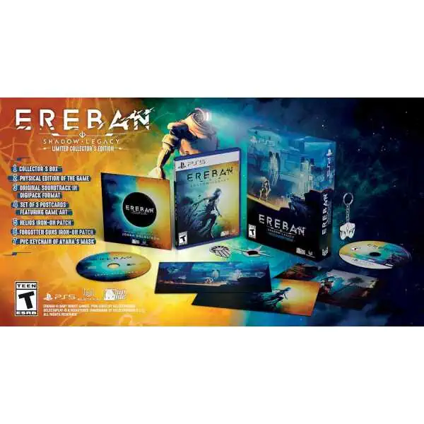 Ereban Shadow Legacy Collector's Edition game box and accessories.