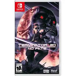 Terminator 2 No Fate game cover with futuristic action scene and characters.