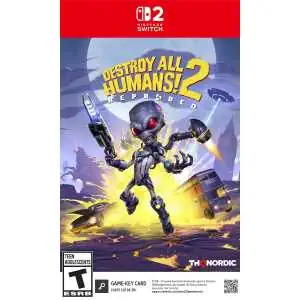 Cover art for Destroy All Humans! 2 Reprobed for Nintendo Switch.
