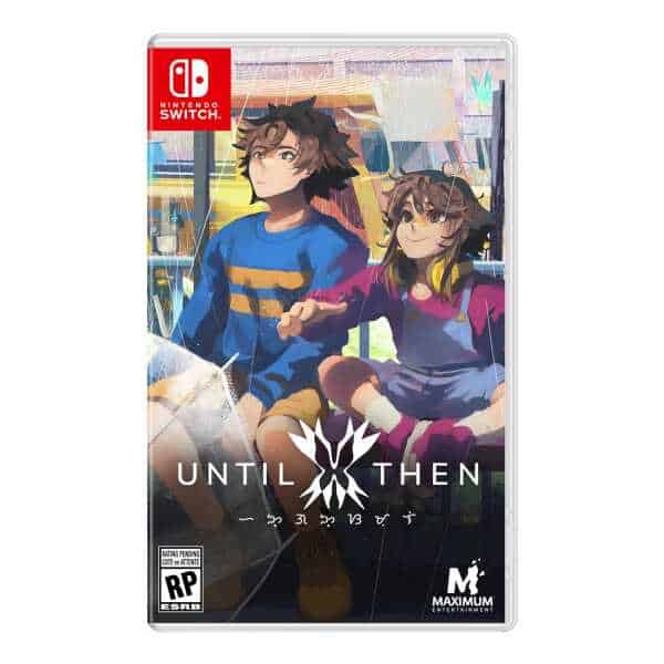 Gameware Nintendo Switch game cover featuring two animated characters in a cityscape background.
