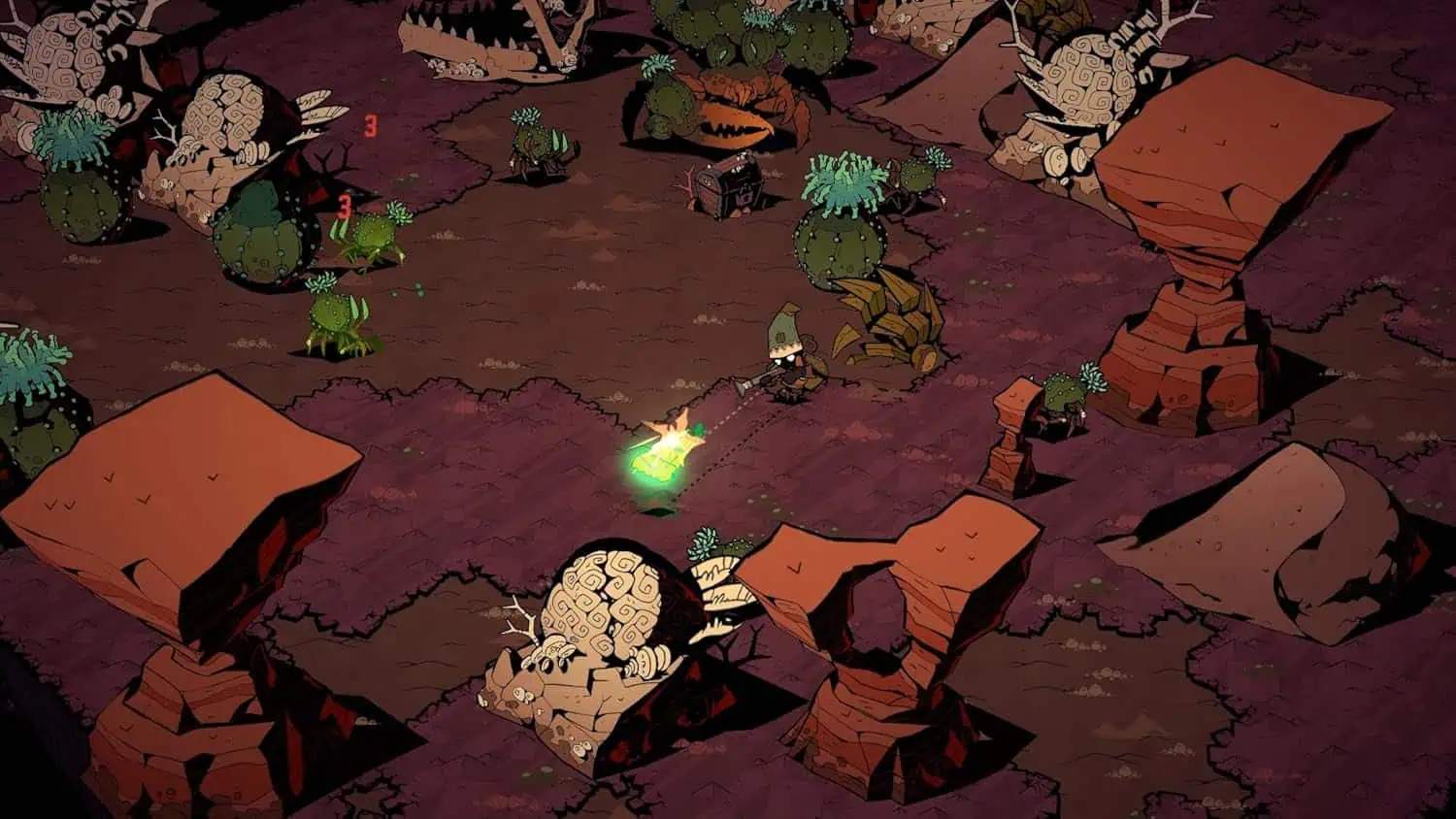 Fantasy adventure game scene with characters and environment.