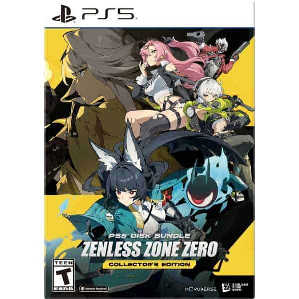 Cover art for Zenless Zone Zero Collector's Edition for PS5 with anime characters.