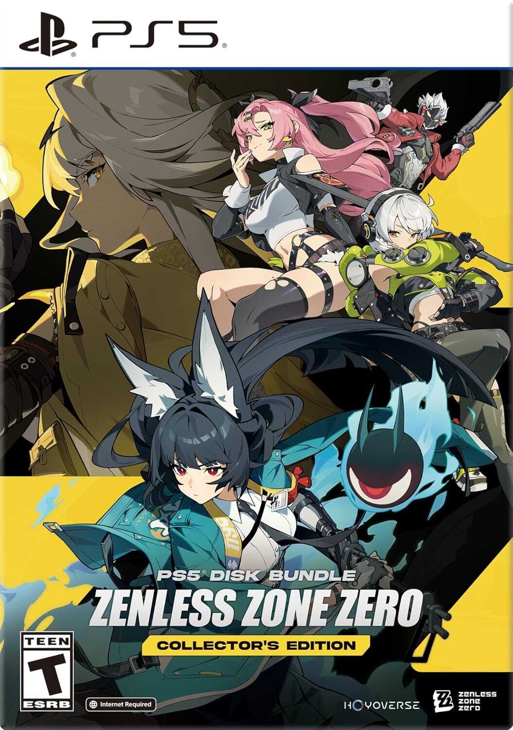 Cover art for Zenless Zone Zero Collector's Edition for PS5 with anime characters.