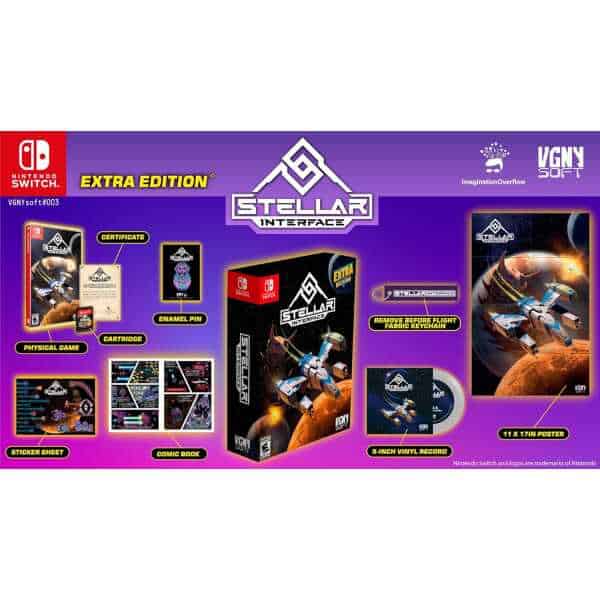 Stellar Interface Extra Edition game box with accessories and artwork.